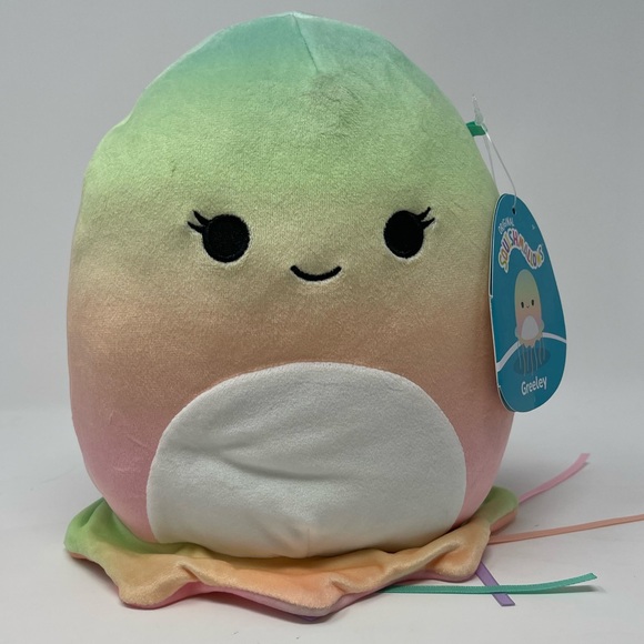 SQUISHMALLOW: ‘Greeley’ the Jellyfish Plush/Stuffed Animal. NEW with Tags - Picture 1 of 13